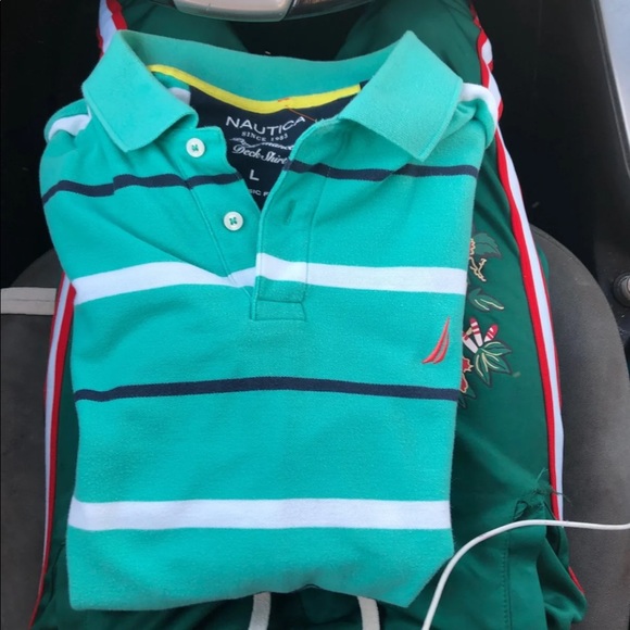 6 Polo Shirts Ranging From Nautica Through Tommy - Picture 4 of 6